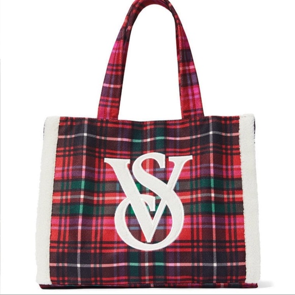 Victoria's Secret Handbags - Brand new Victoria’s Secret Plaid Tote